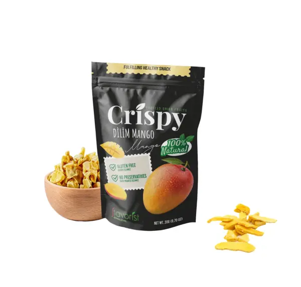 Dondurularak Kurutulmuş Mango Dilimleri 20 gram