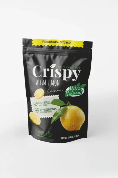 Dondurularak Kurutulmuş Dilim Limon 20 gram